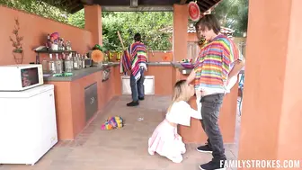 Family Strokes Has Demi Hawks Step Bro And Exchanging Head!