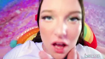 Kloe Love In A Half Shirt And Pink Stocking Getting Inserted!