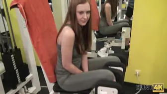 Euro Babe Cuks Her Boyfriend At The Gym!