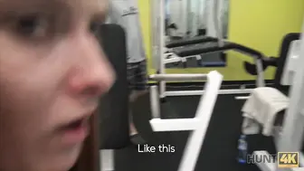 Euro Babe Cuks Her Boyfriend At The Gym!
