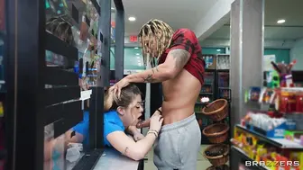 Ashley Alexander, Derek Savage And Dickdealer Don In "Bodega Babe Body Count Threesome Video!