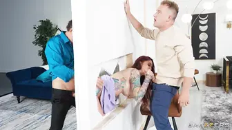 Monique Alexander, Van Wylde And Scott Nails In "Give Her A Wall Break" Threesome Porn Video!