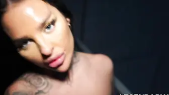 Lola Bonita At Night On A Balcony Sucking And Fucking!