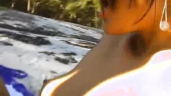 Lorena Sanchez Has A Threesome On The Beach!