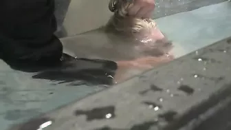 Annette Schwarz Tries Out Some Water Bondage!