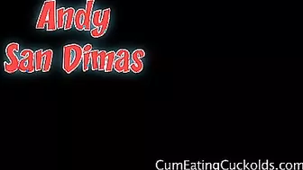 Andy San Dimas Has Her Bull Over!