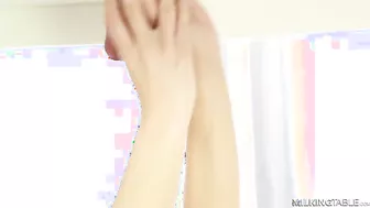 Jennifer Dark Finds Her Sexy Self Under The Milking Table!