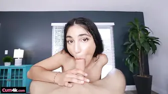 Zarina Noir In Her Premier For Girl Cum With Austan T!