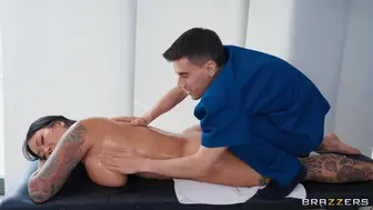 Connie Perignon In "The Sneaky Masseur" Sex Video!