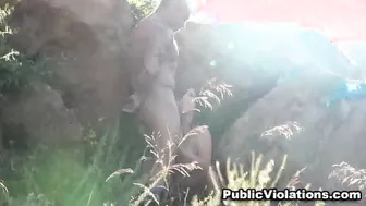 Sophia Lomeli Outdoors Having Sex!