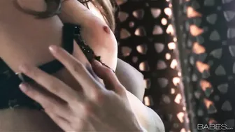 Emily Addison Panties Come Down As She Works A Hand Down To Her Pussy!