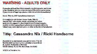 Cassandra Nix In A Interview Video With Some Fucking!