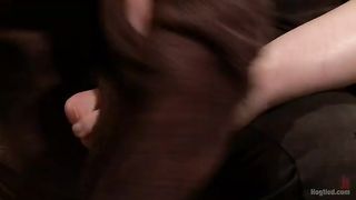 Marie McCray Tied Up And On His Lap For A Spanking!