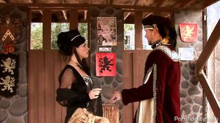 Rebeca Linares Gets A Renaissance Fair Threesome!