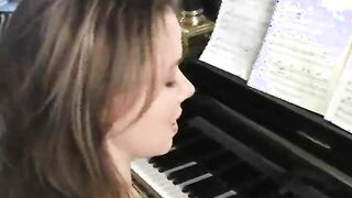 Kerie Lane Naked By The Piano!