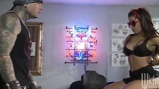 Lupe Fuentes Sucking Her Mans Fat Cock!