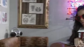 Lupe Fuentes Sucking Her Mans Fat Cock!