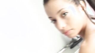 Lupe Fuentes Drops Her Little Shorts And Masturbates!