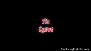 Tia Cyrus Makes Her Boyfriend Suck A Cock!
