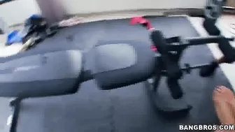 Tia Cyrus Stuffing A Big Black Cock In Her Petite Mouth And Pussy!