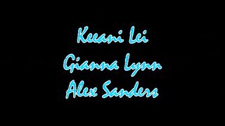Gianna Lynn In A Threesome With Keanni Lei Threesome Sex Video!