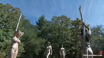 Gia Dimarco And Her Sexy Friend Are Fucked By Eva Lin And TS Foxxy!