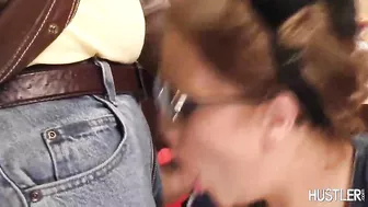 Alanah Rae Sucking Then Fucking For Hustler!