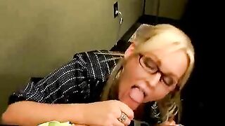 Abbey Brooks Has Sex With Her Glasses On!