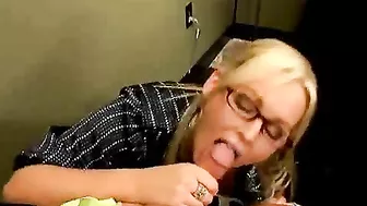 Abbey Brooks Has Sex With Her Glasses On!
