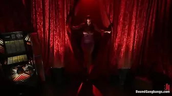 Kelly Divine In A Bound Anal Gang Bang Video!