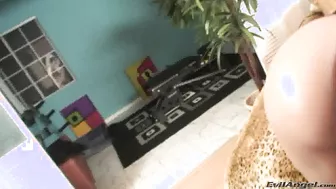 Misty Stone Teases Us And Him In Her Panties!