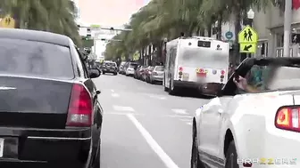 Diamond Kitty And Phoenix Marie Fucking In A Limo!