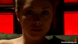 Kristina Rose Gets Tied Up And Gang Banged!