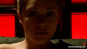 Kristina Rose Gets Tied Up And Gang Banged!
