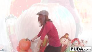 Kristina Rose Masturbating On Halloween!