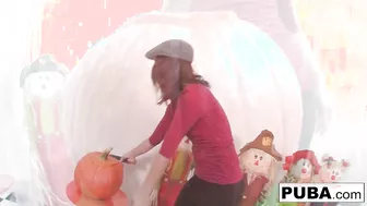 Kristina Rose Masturbating On Halloween!