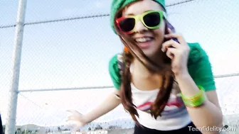 Ashli Orion Gives Up Her Co-Ed Pussy To An Older Guy!