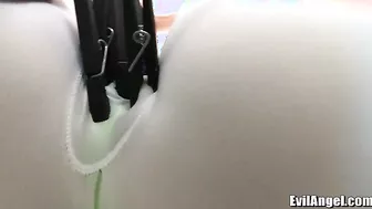 Sasha Grey In Yoga Pants And Clothes Pins!